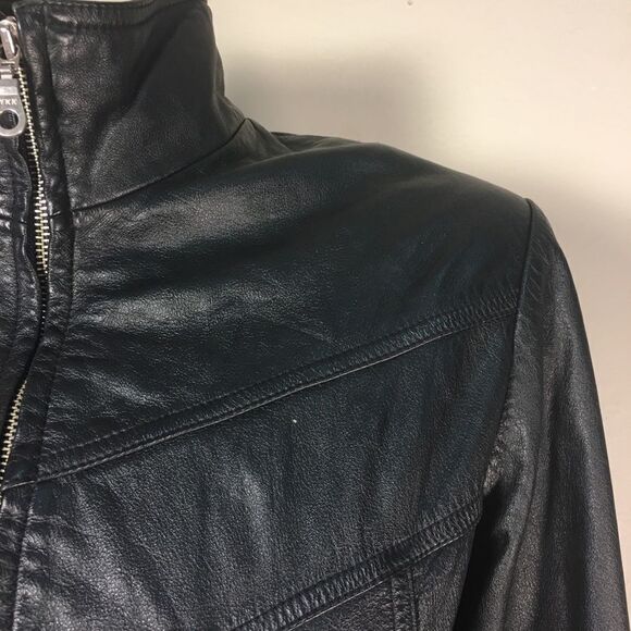Wilsons Maxima Black Leather Jacket - Picture 3 of 13